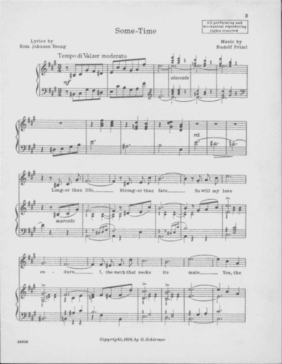 Some Time. Solo Voice scores gallery preview page 2
