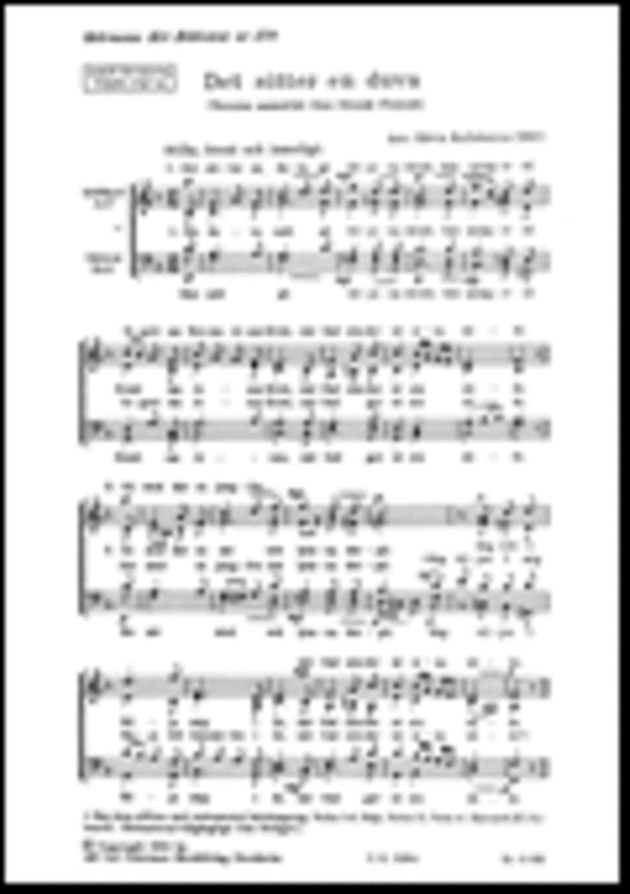 Det sitter en duva 4-Part scores gallery preview page 1