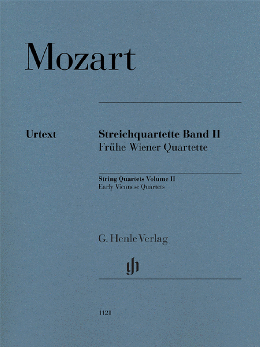 Book cover for String Quartets Volume 2 (Early Viennese Quartets)