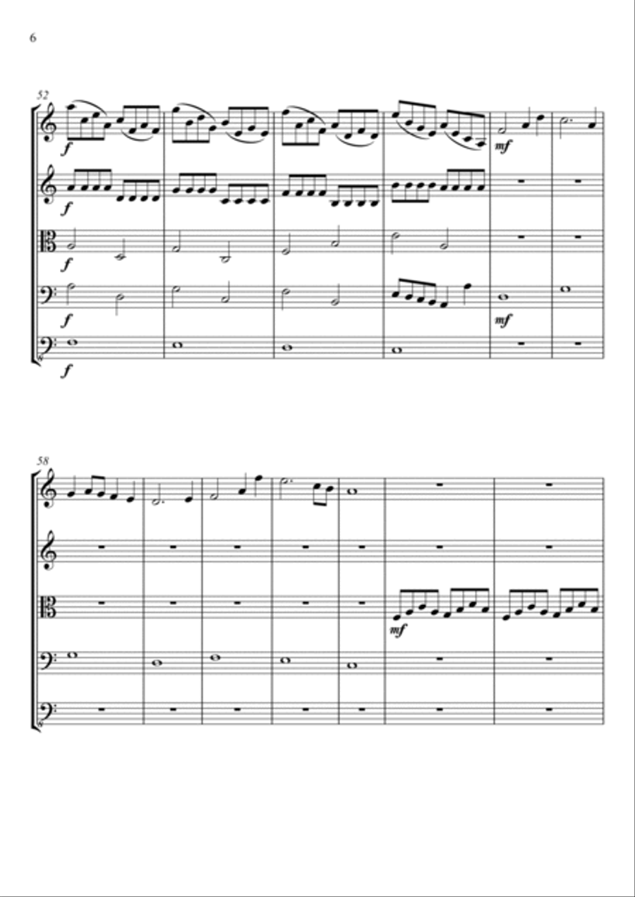 Quinteto de Cordas No.1 Quinteto de Cordas No.1 String Quartet scores gallery preview page 6