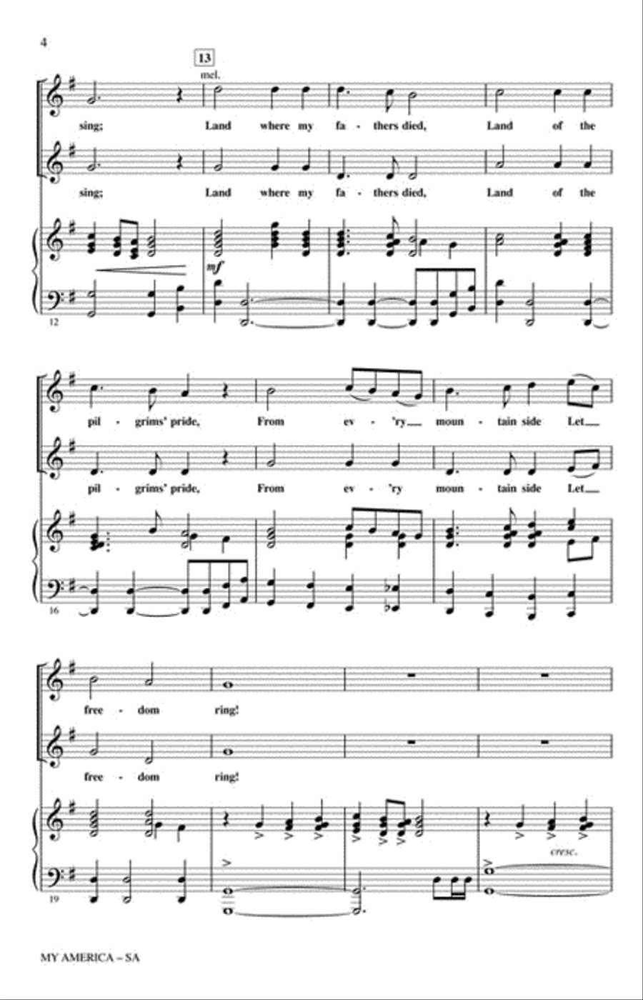 My America My America SA scores gallery preview page 3