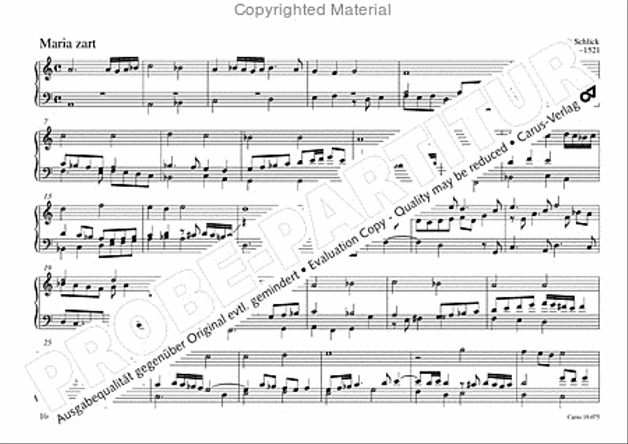 Freiburger Orgelbuch: Stammteil Organ Solo scores gallery preview page 11