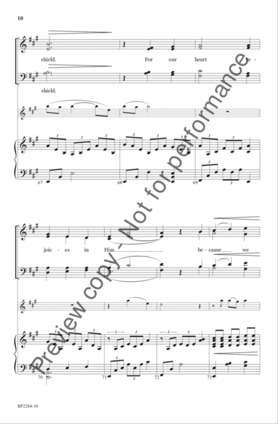 A New Song - Courtney 4-Part scores gallery preview page 11