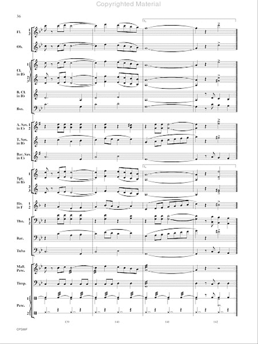 El Palomino Noble El Palomino Noble Concert Band scores gallery preview page 37