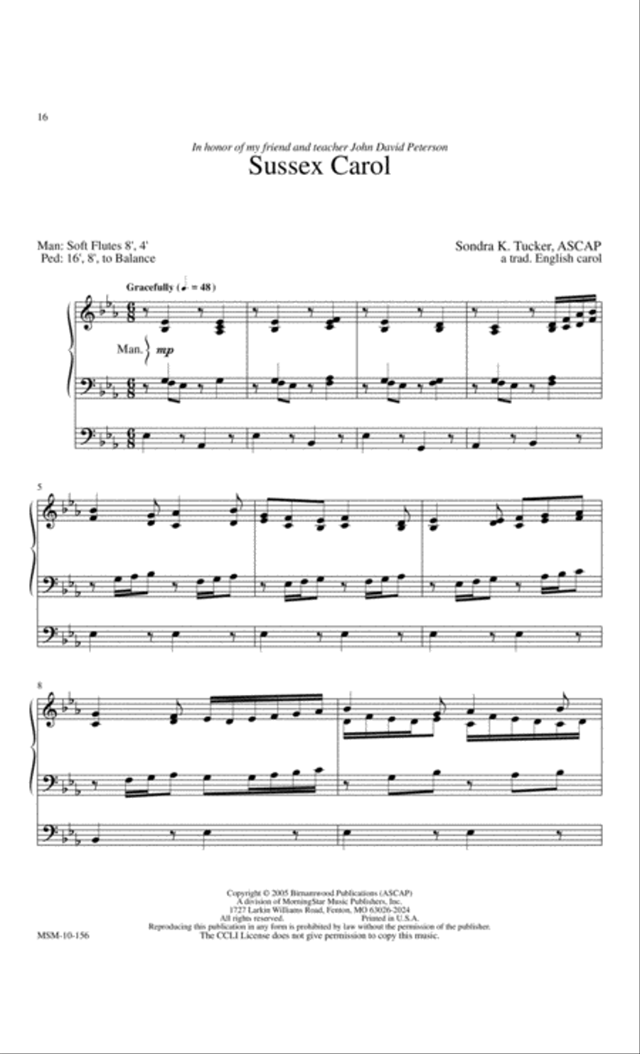 Christmas Around the World Seven Carol Settings Organ scores gallery preview page 7