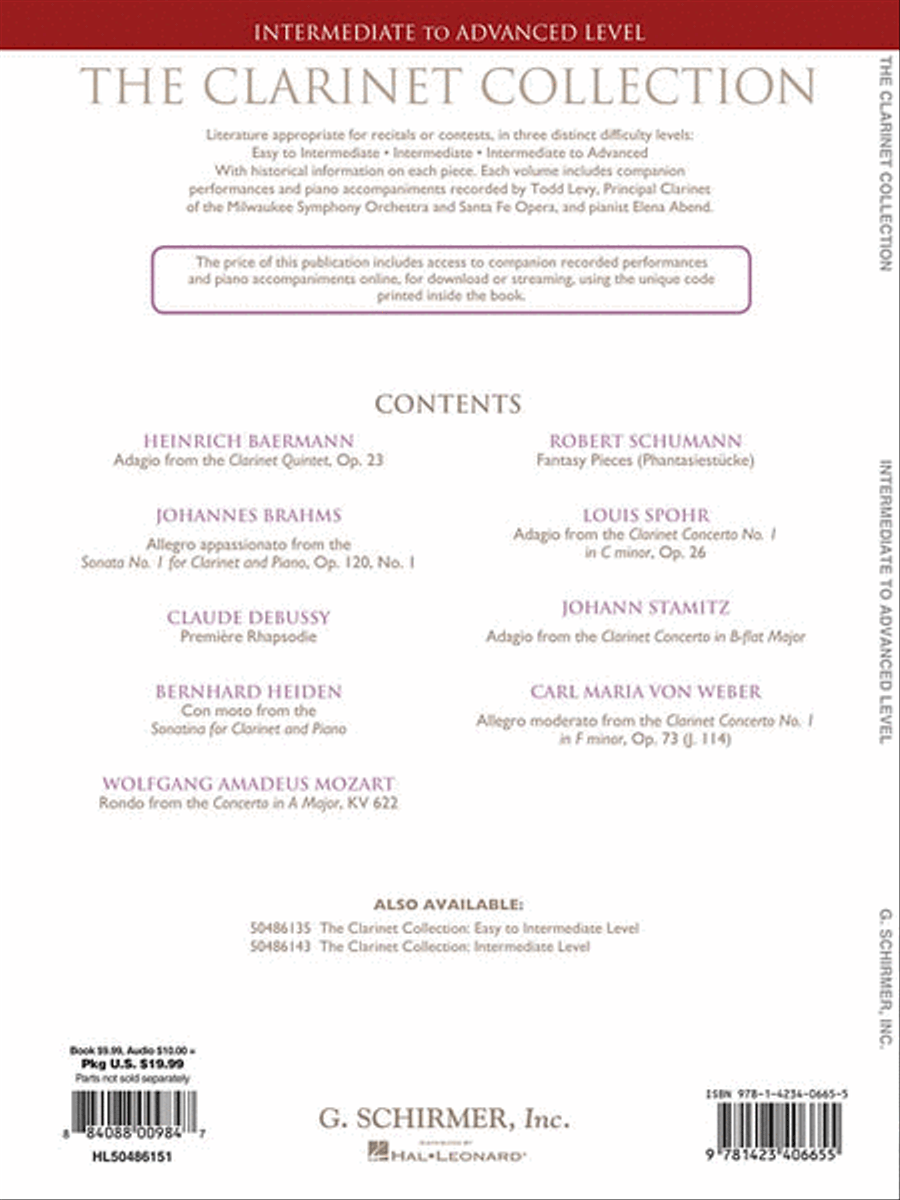 The Clarinet Collection Clarinet Solo scores gallery preview page 2