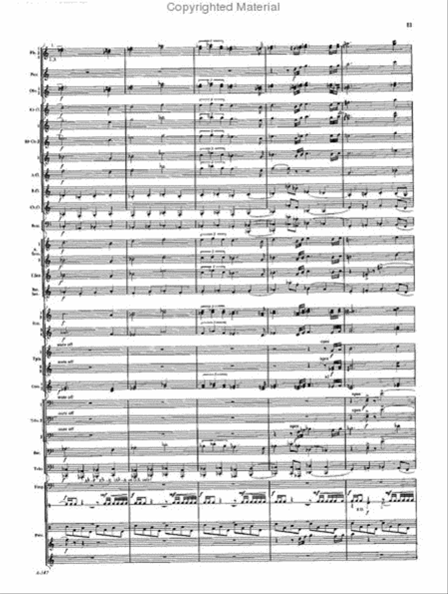 Day of the Shofar Concert Band scores gallery preview page 13