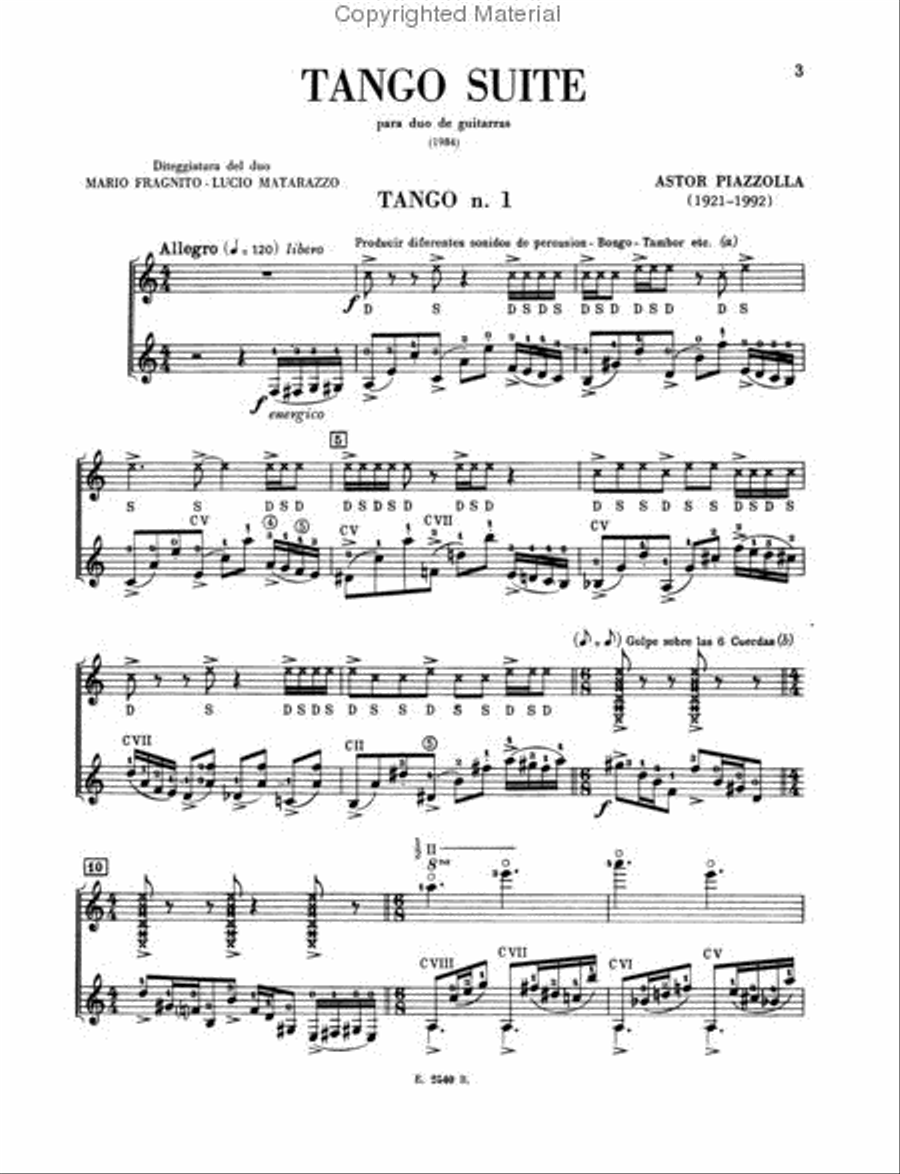 Tango Suite Chamber Music scores gallery preview page 2
