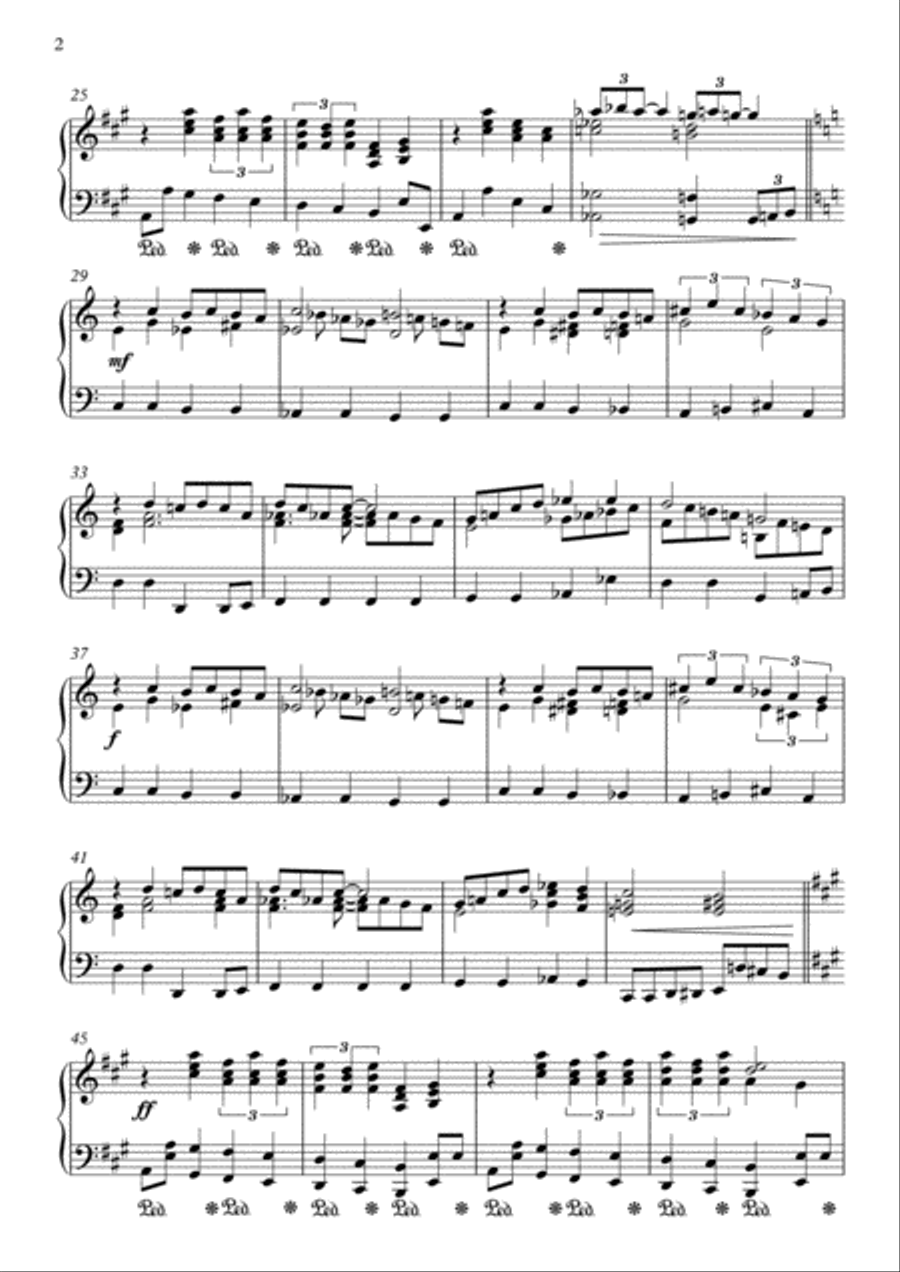 Dream A Little Dream Of Me Piano Solo scores gallery preview page 2