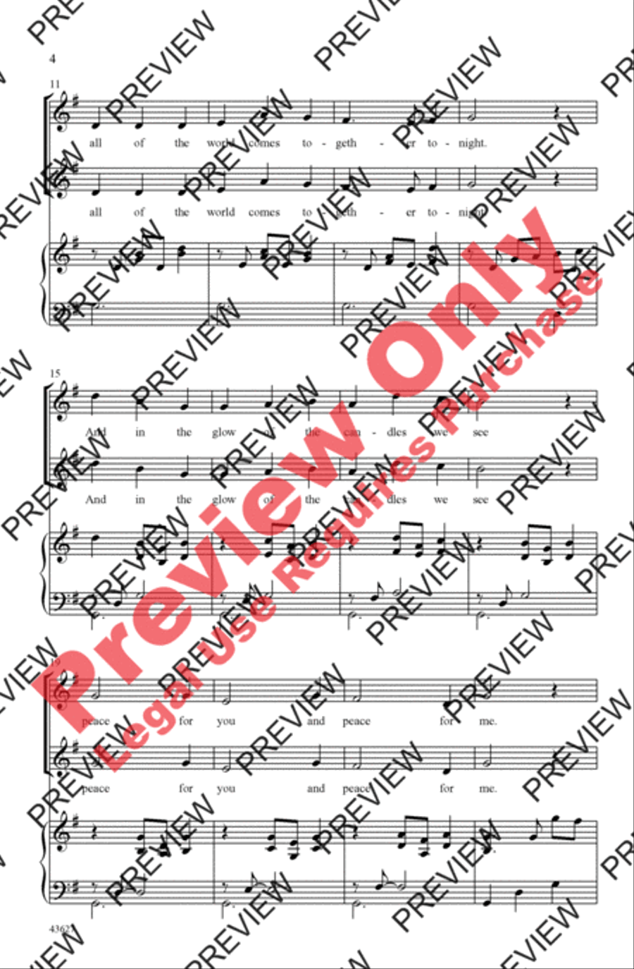 Candlelight Canon 2-Part scores gallery preview page 3