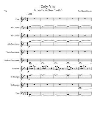 Only You (Complete Score & Parts)