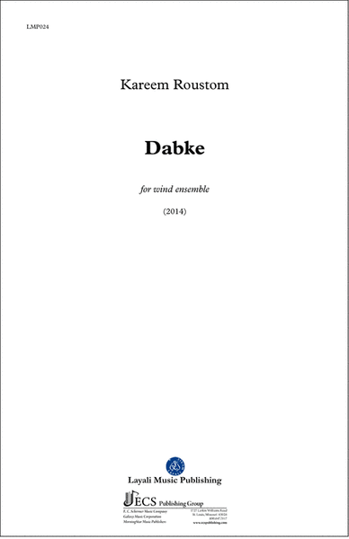 Dabke (Band/Wind Ensemble Score)