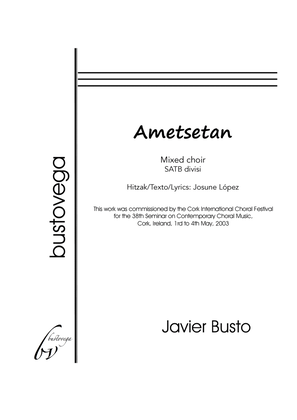 Book cover for AMETSETAN (full version)