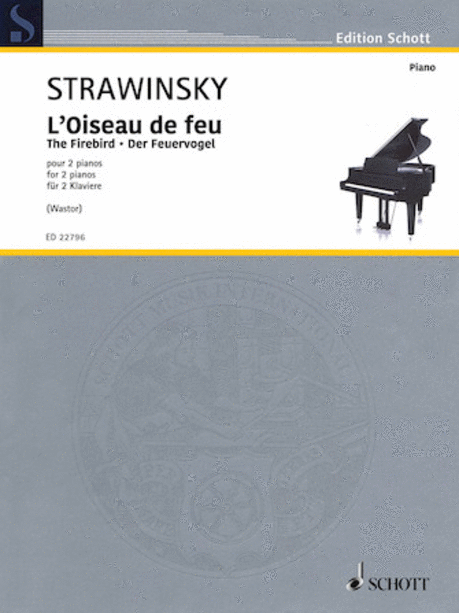 The Firebird [L'oiseau de feu] Piano Duet scores gallery preview page 1
