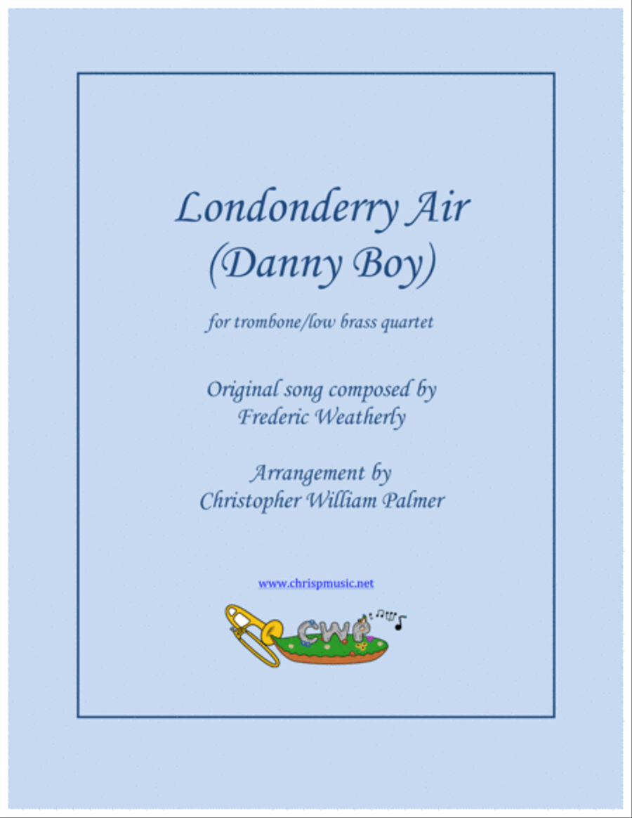 Londonderry Air (Danny Boy) - Trombone Quartet Trombone Quartet scores gallery preview page 1