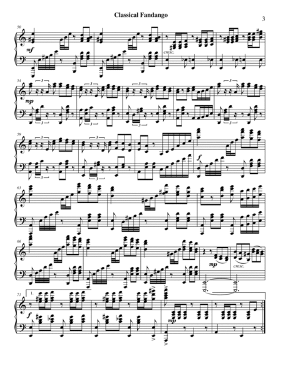 Classical Fandango - Piano Solo Piano Method scores gallery preview page 5