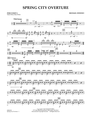 Spring City Overture - Percussion 1