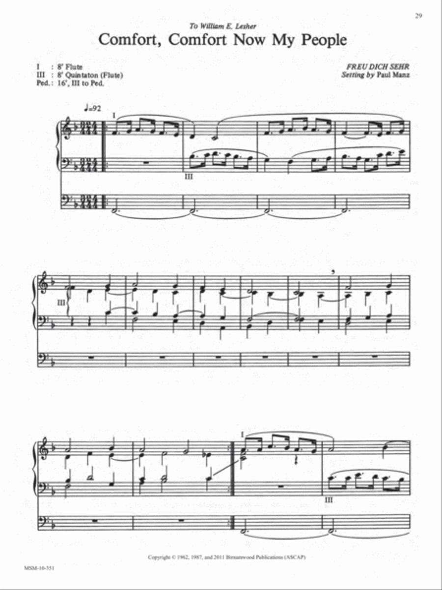 Ten Chorale Improvisations, Set 1