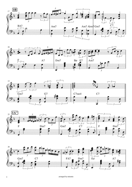 Have Yourself a Merry Little Christmas piano arrangement