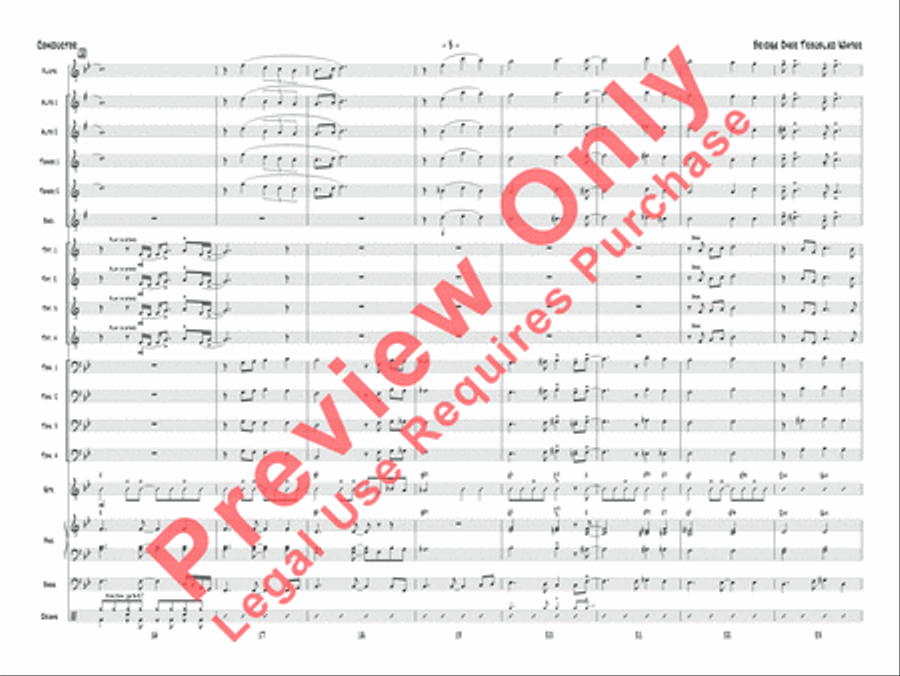 Bridge Over Troubled Water Jazz Ensemble scores gallery preview page 16