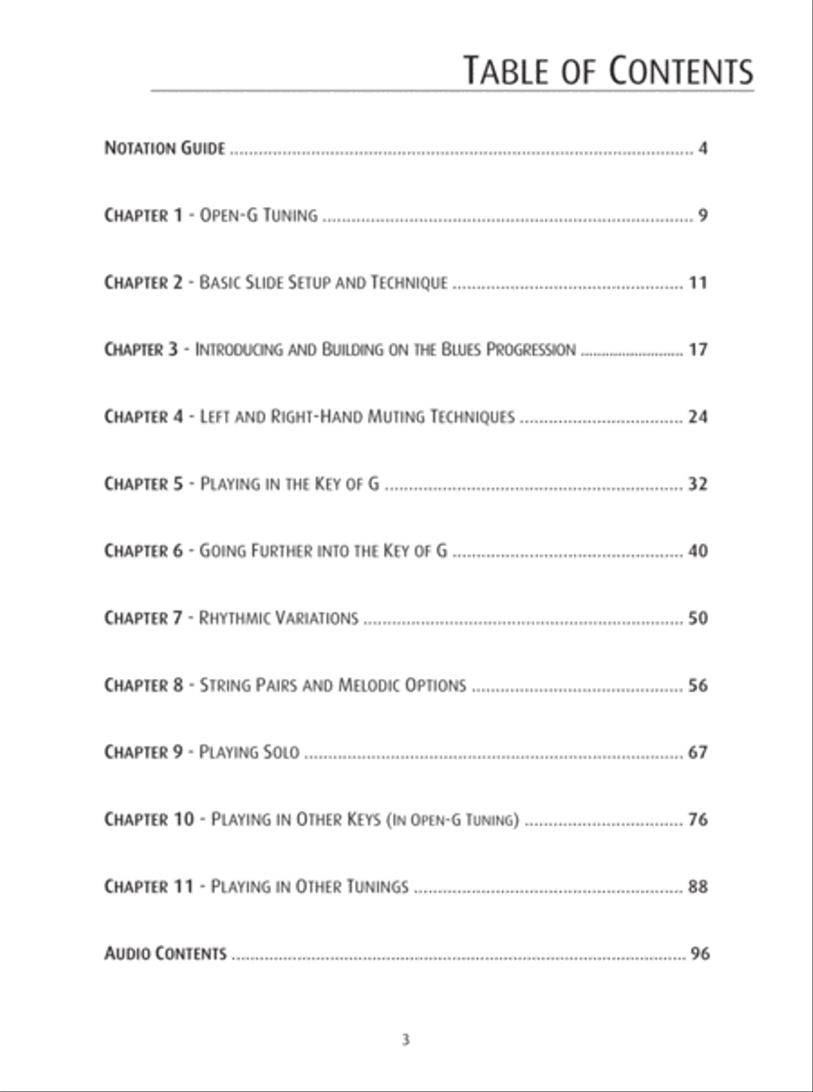 Getting into Slide Guitar Slide Guitar scores gallery preview page 4