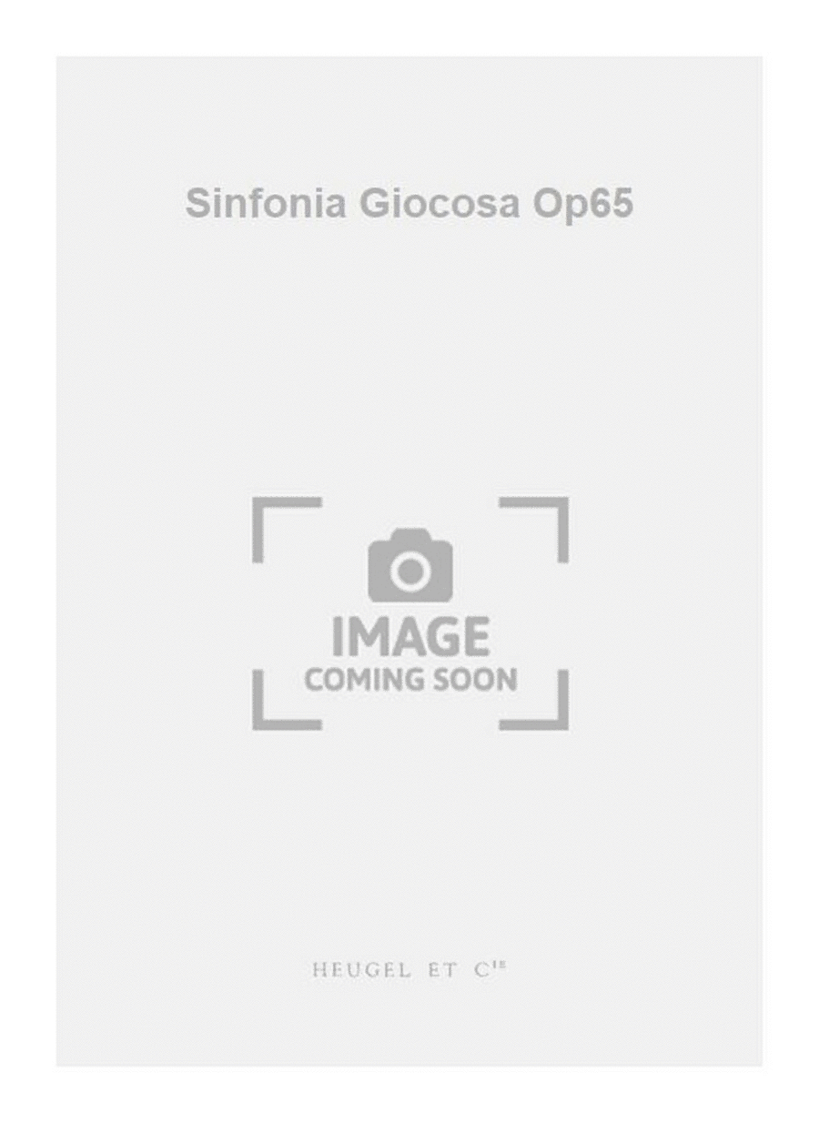 Sinfonia Giocosa Op65 Orchestra scores gallery preview page 1