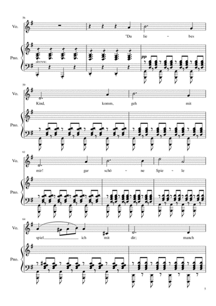 Erlkonig Op.1, D328 - G major