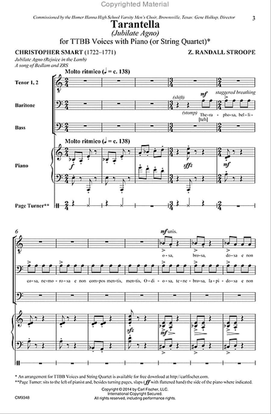 Tarantella Choir scores gallery preview page 2