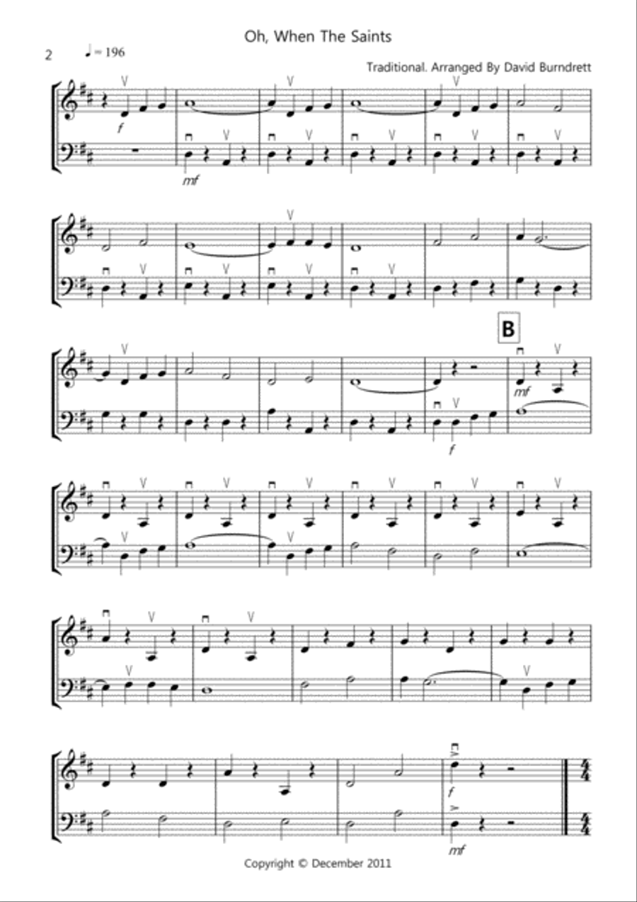 8 Easy Duets for Violin And Cello String Duet scores gallery preview page 2