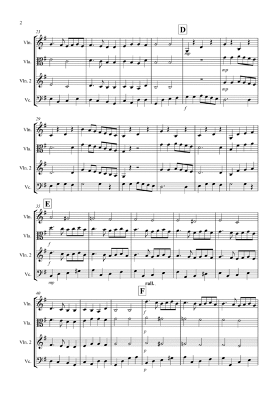 Ding Dong Merrily on High for String Trio Ding Dong Merrily on High for String Trio String Trio scores gallery preview page 2