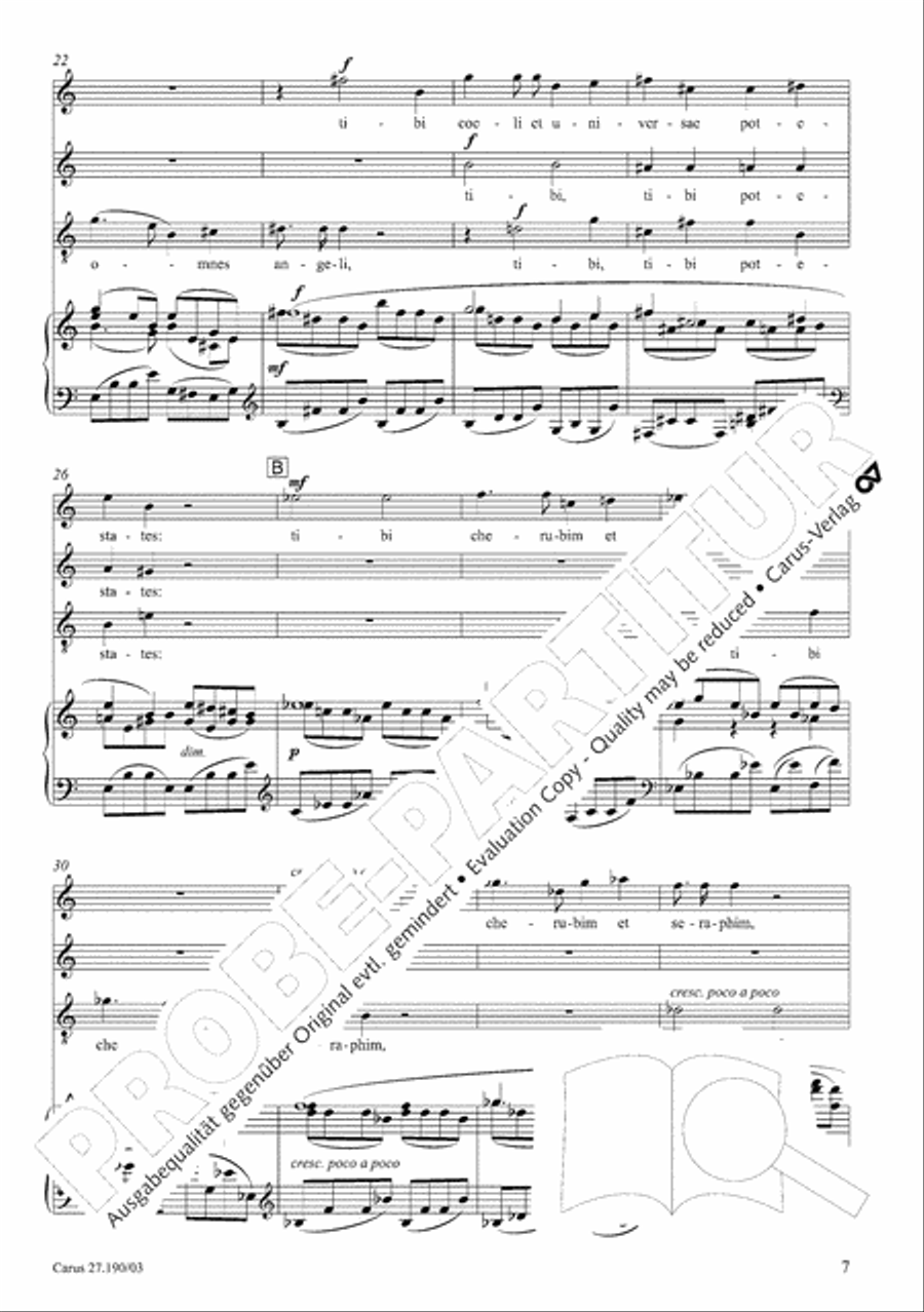 Te Deum 4-Part scores gallery preview page 8