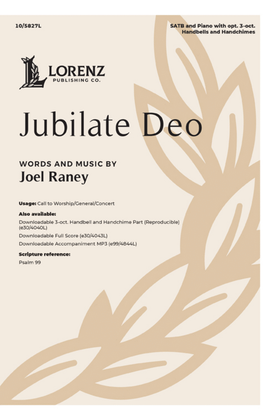 Book cover for Jubilate Deo