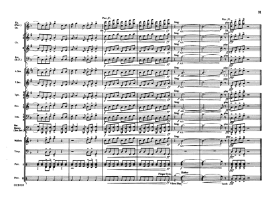 Mazama Concert Band scores gallery preview page 30
