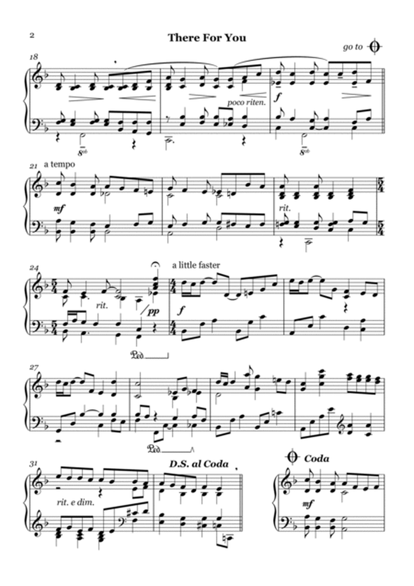 There For You (Solo Piano) image number null