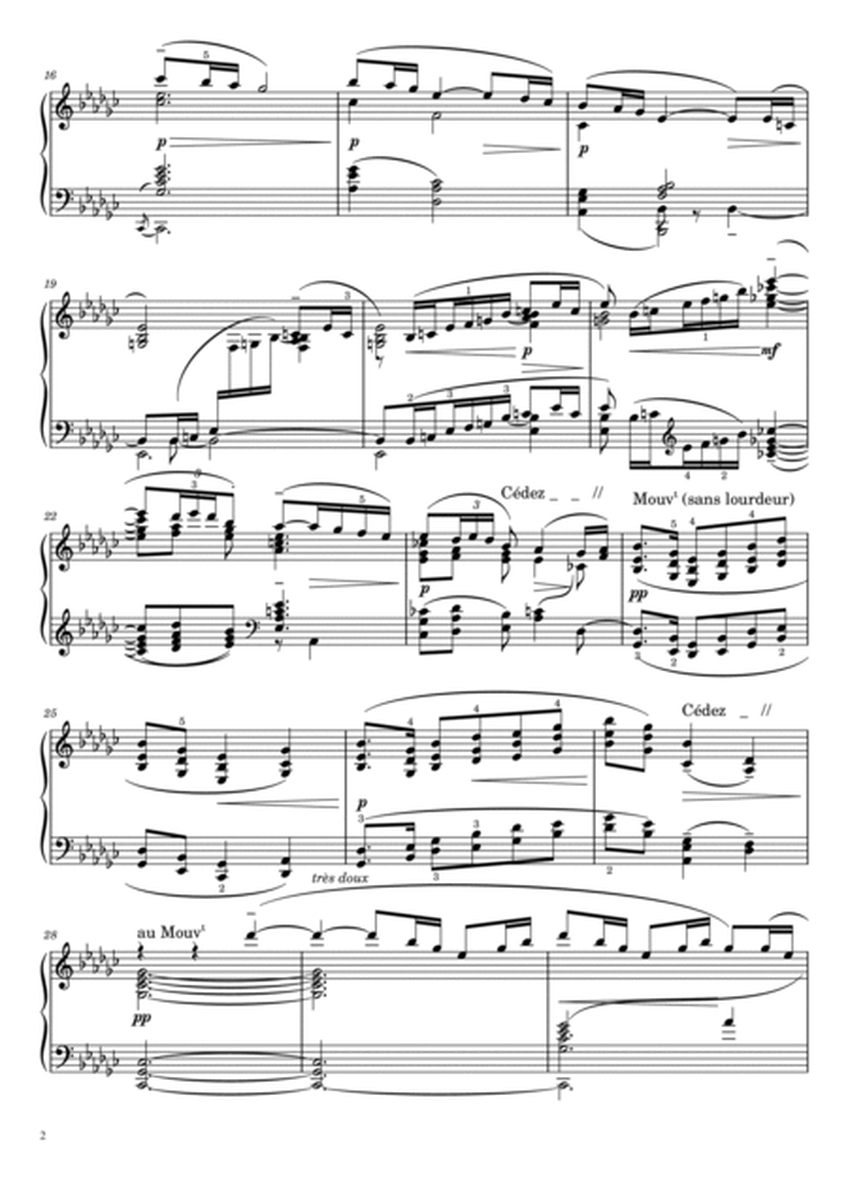 Debussy - La fille aux cheveux de lin - For Piano Solo Original With Fingered image number null