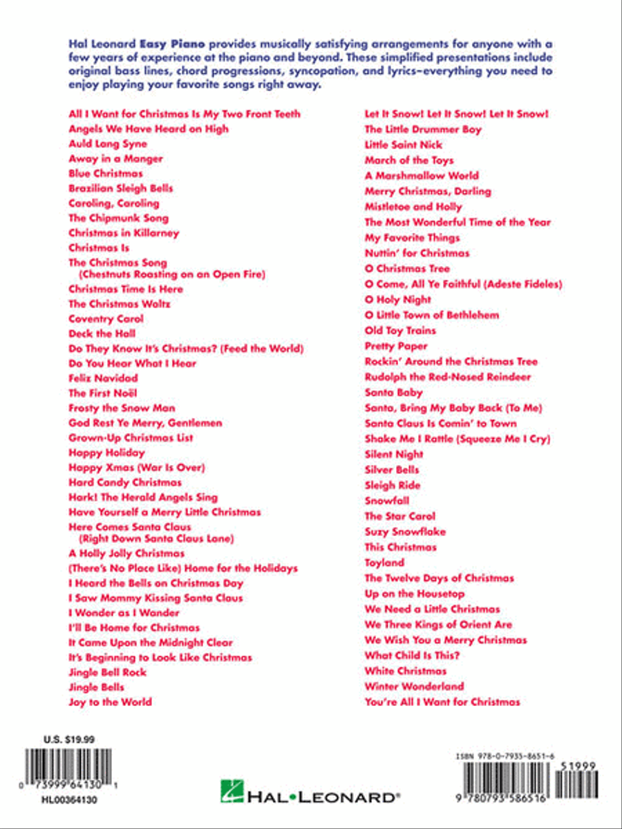 The Best Christmas Songs Ever – 5th Edition Piano scores gallery preview page 2