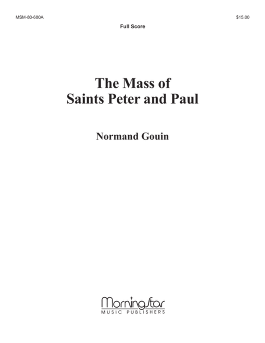 Mass of Saints Peter and Paul (Downloadable Full Score)