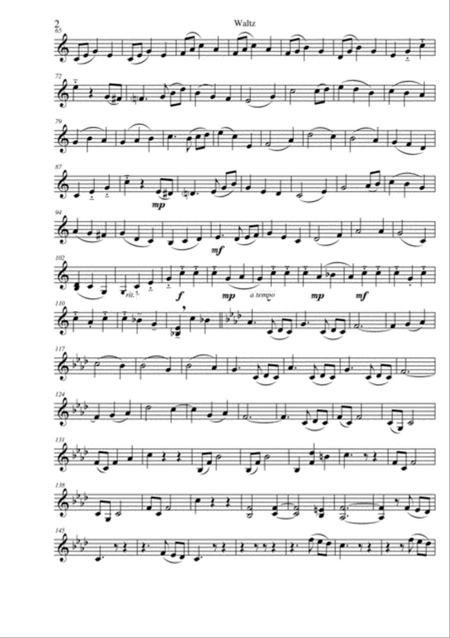 Waltzes for String Trio