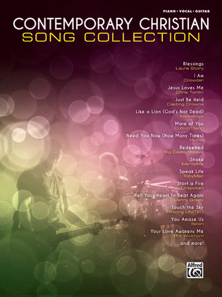 Book cover for Contemporary Christian Song Collection