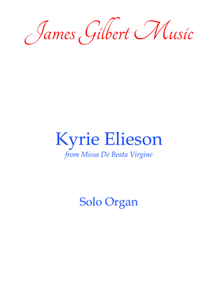 Kyrie Elieson from Missa De Beata Virgine