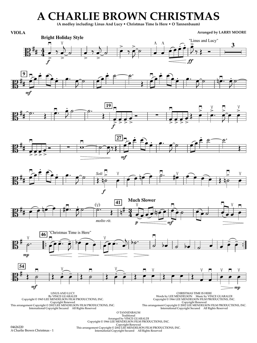 A Charlie Brown Christmas - Viola