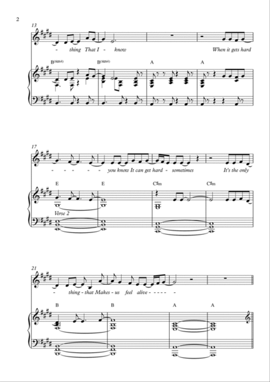 Photograph Piano Solo scores gallery preview page 2