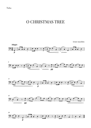 Book cover for O Christmas Tree for Tuba