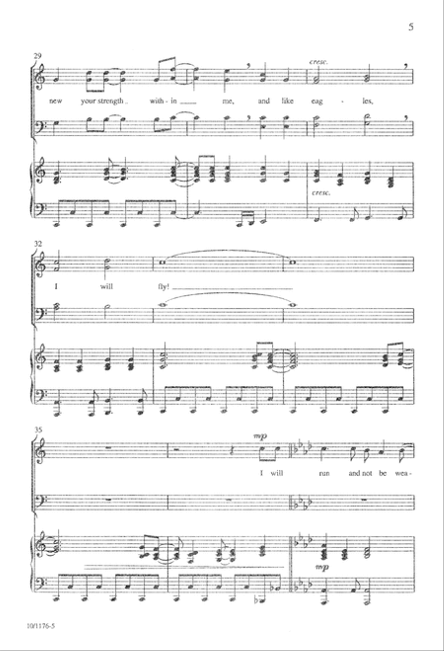Like Eagles, You Will Fly Divisi scores gallery preview page 5