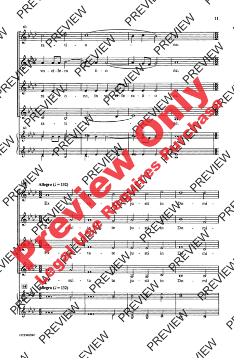 Exsultate Justi Women's Choir scores gallery preview page 11