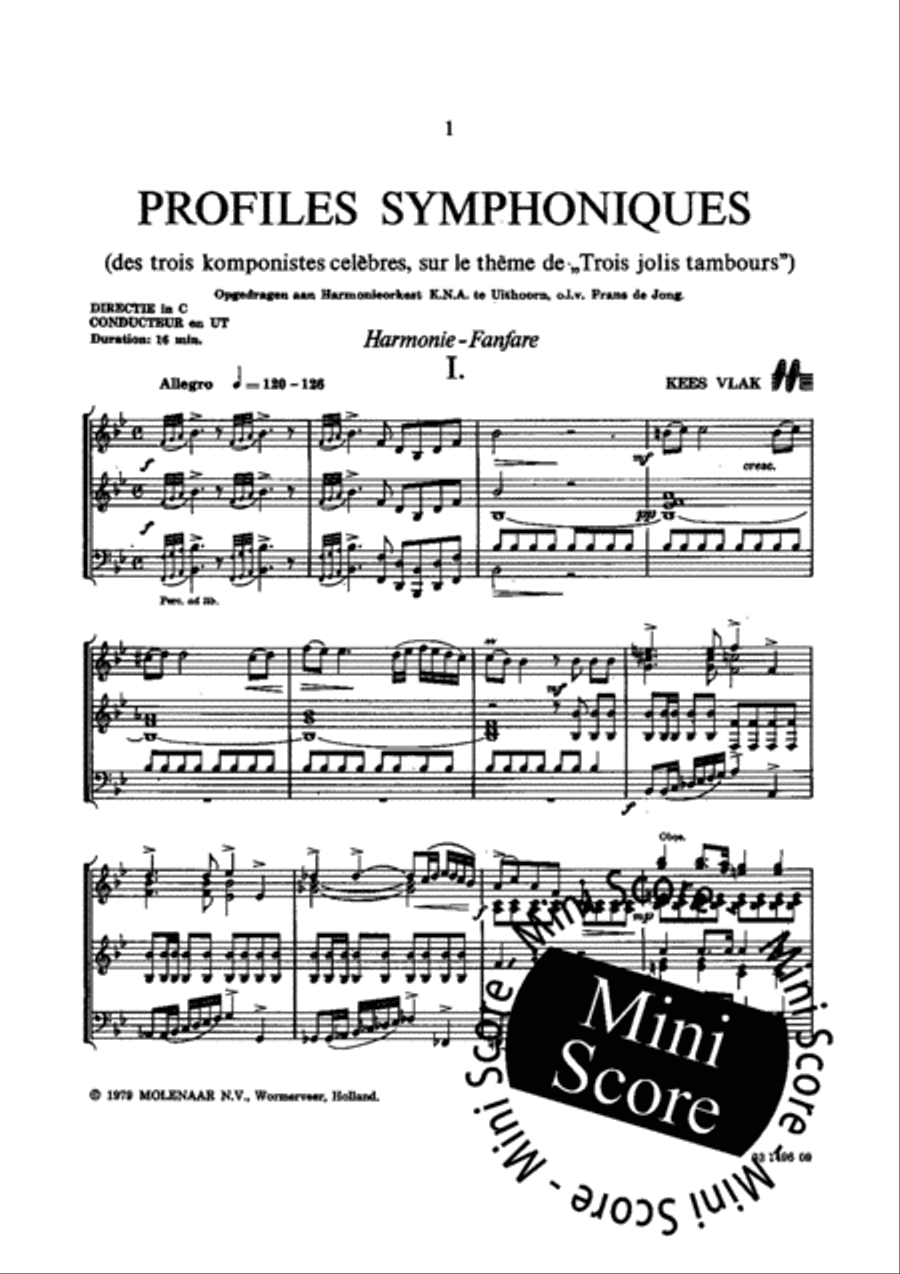 Profiles Symphoniques Concert Band scores gallery preview page 4