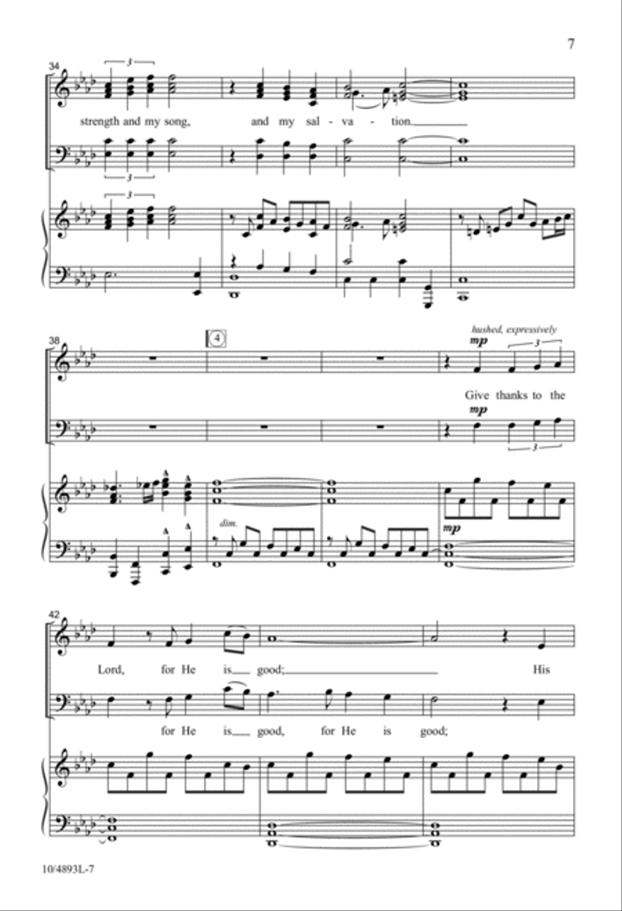 Psalm of Jubilation! 4-Part scores gallery preview page 7