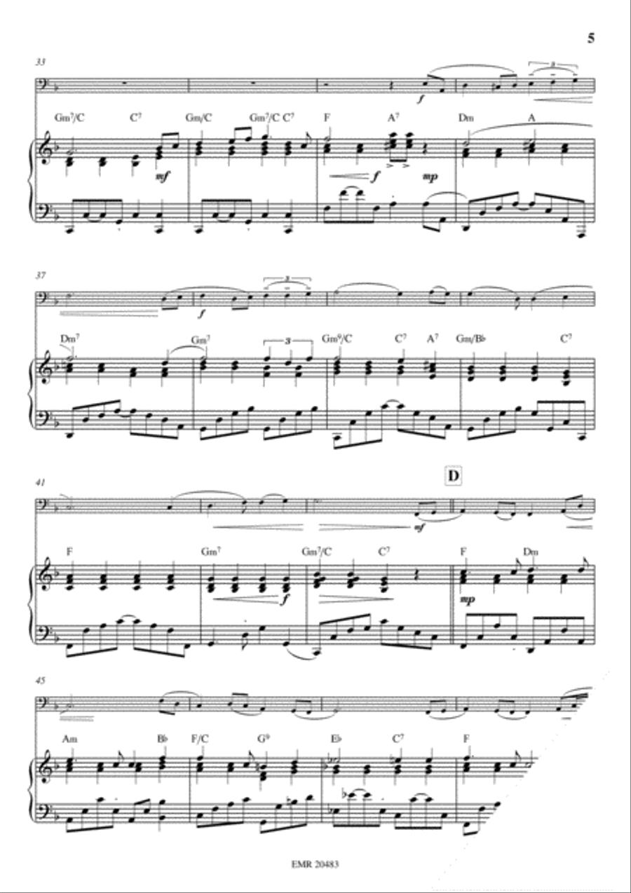 Peace And Love Bass Trombone scores gallery preview page 5