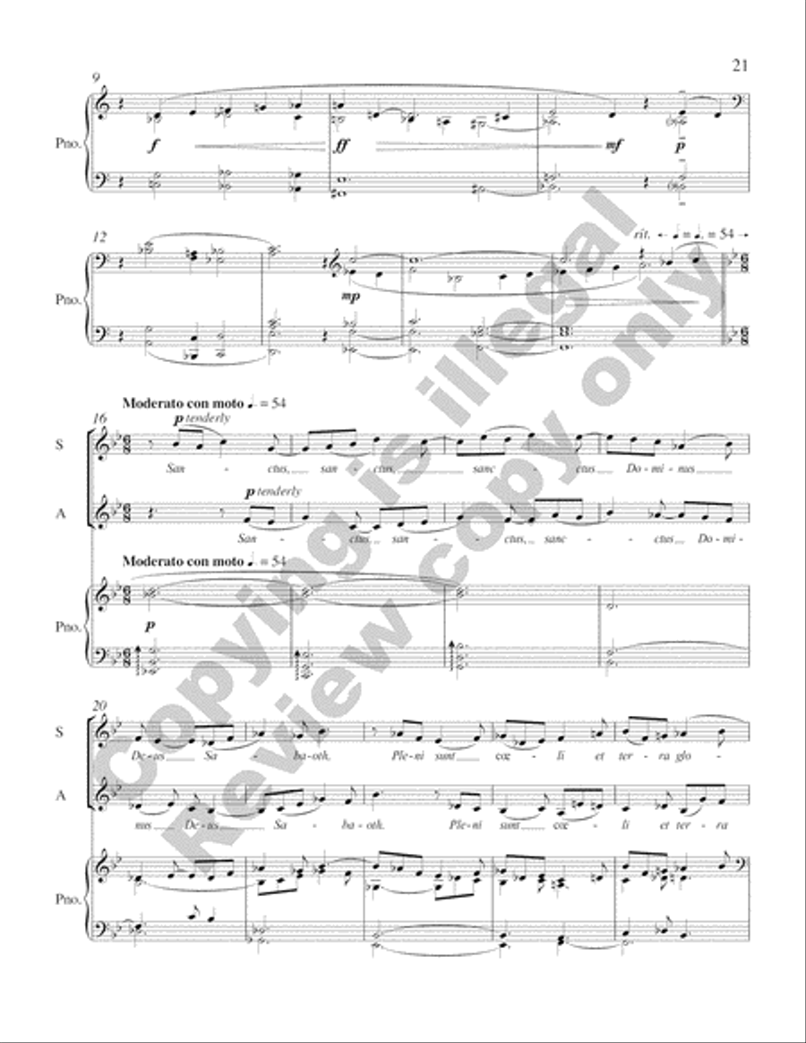 A Walt Whitman Requiem 4-Part scores gallery preview page 30