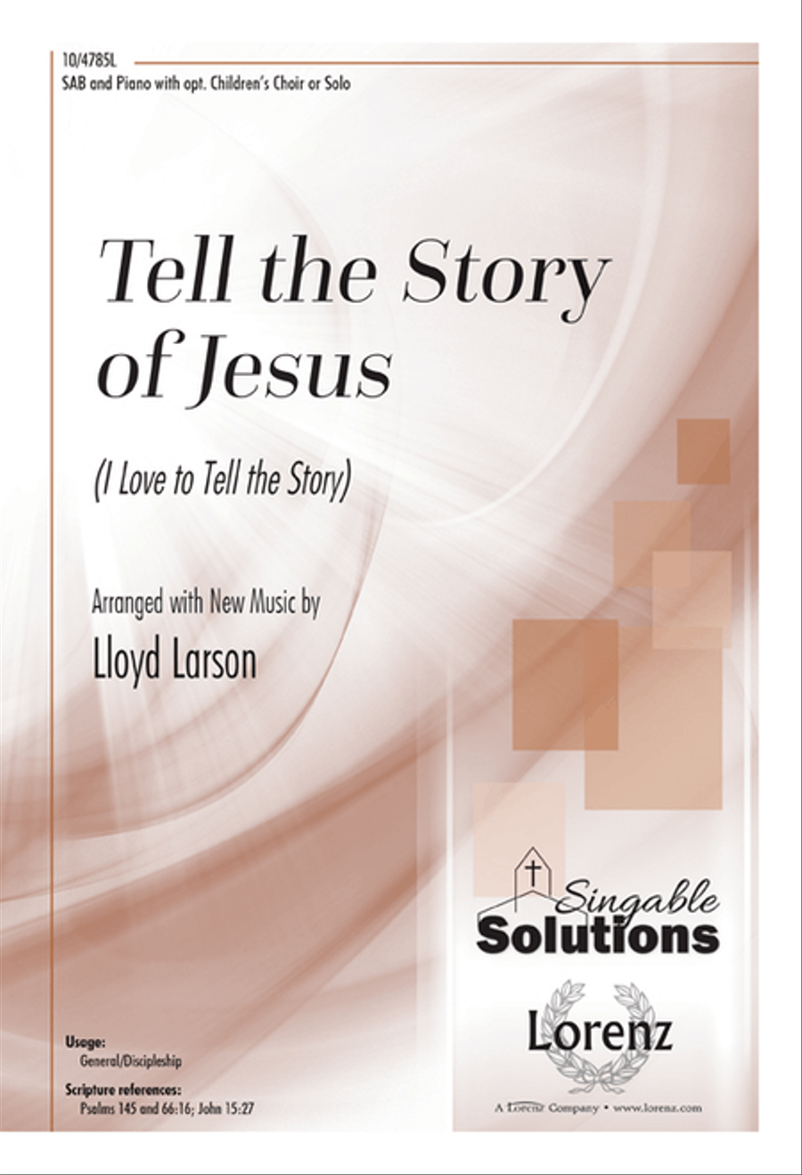 Tell the Story of Jesus 3-Part scores gallery preview page 1